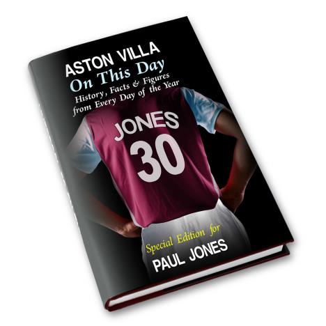 Personalised Aston Villa on this Day Book £17.99